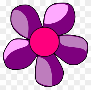 320x316 Violet Flower Transparent Clip Art