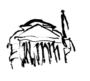 360x323 Antoine Predock Italy Drawings