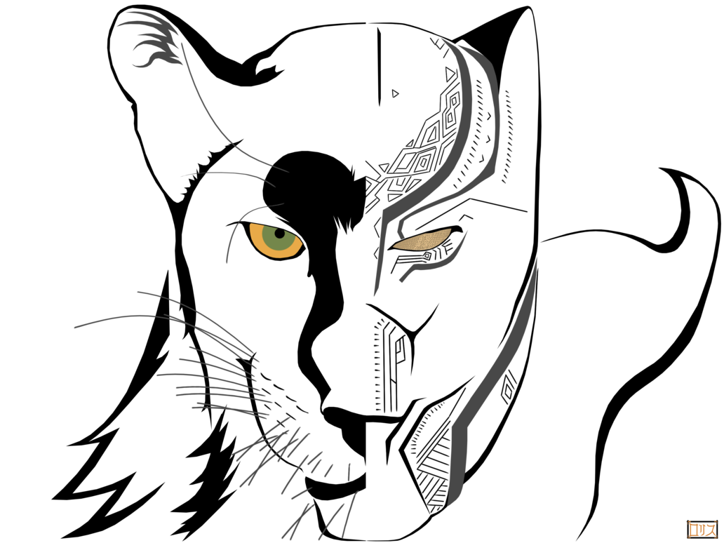 1032x774 Collection Of Free Panther Drawing Creative Download On Ui Ex