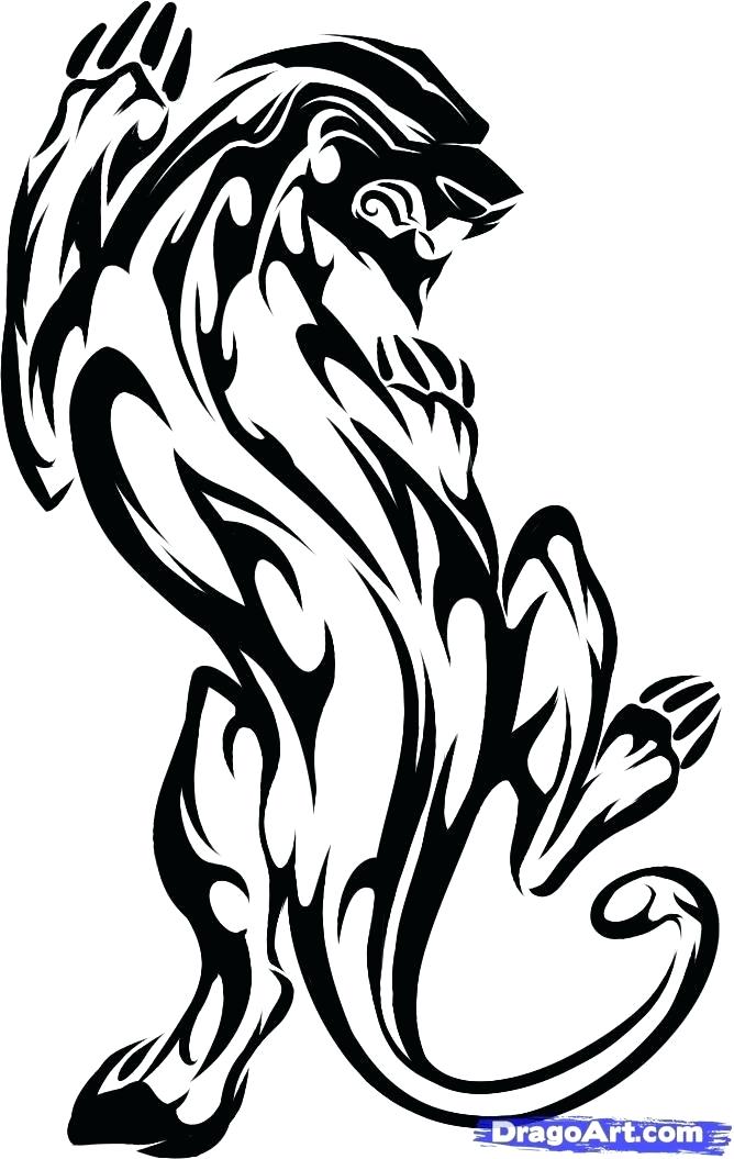 668x1055 Drawing Of Panther Wings Of Fire Black Panther Drawing Easy Zupa