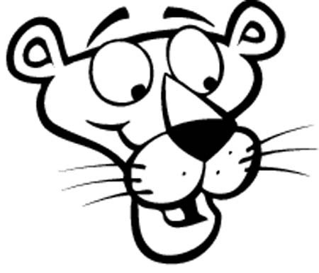 450x385 Pink Panther Clipart Life Is Line Drawing