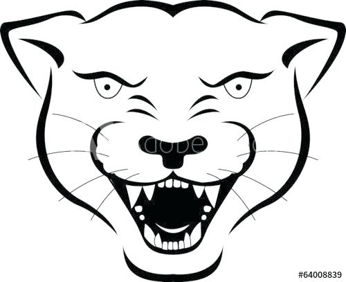 500x407 How To Draw A Panther Step