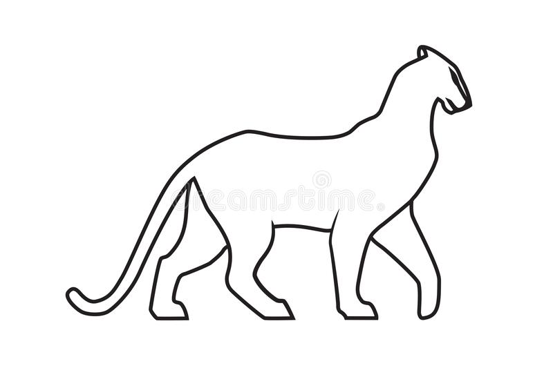800x533 Panther Clipart Panther Outline Frames Illustrations Hd