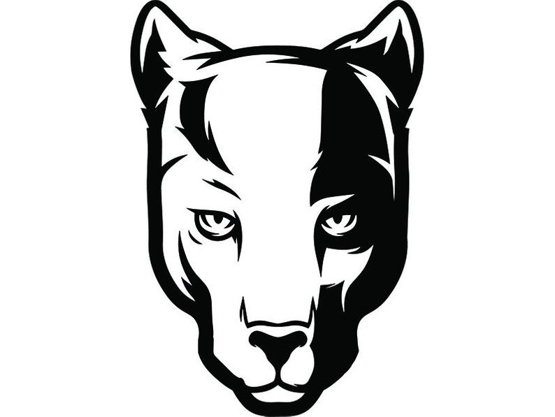 794x597 Panther Mascot Head Face Animal Growling Cartoon College Etsy