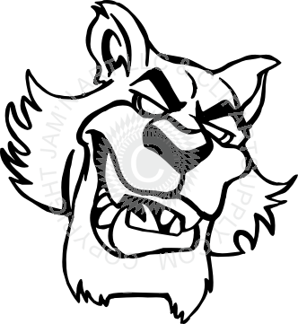 332x361 Furry Panther Head