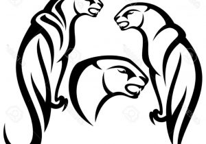 300x210 How To Draw A Panther Head Step