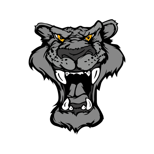 600x600 Printed Vinyl Black Panther Head Stickers Factory