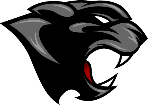 493x351 Panther Head Clip Art