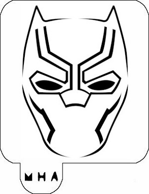 300x391 Black Panther Clipart Head