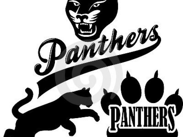 640x480 Panther Clipart Line Drawing