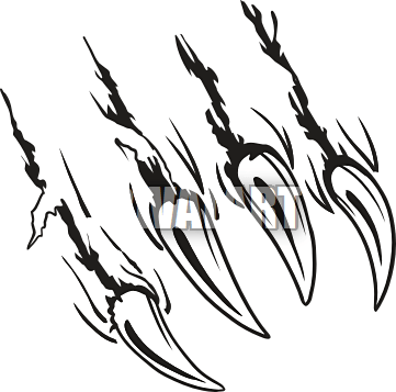 361x357 Panther Clipart Tiger Claw Pencil And In Color Panther Free