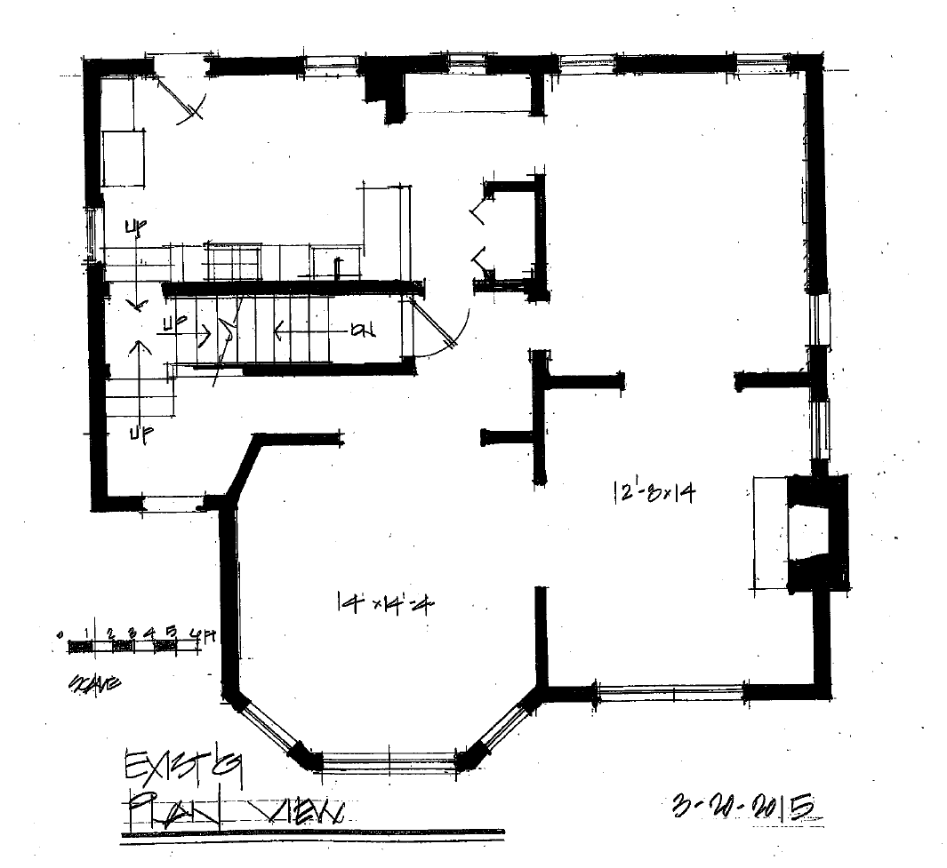 1065x977 Existing Floor Plan Vv Living Room