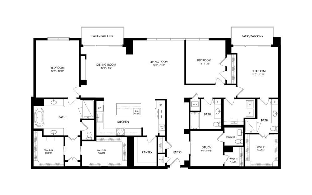 998x626 Ph F Available Collection Of Studio, Bedroom Apartment