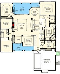 236x292 Plan Private Master Retreat Options Home Layouts