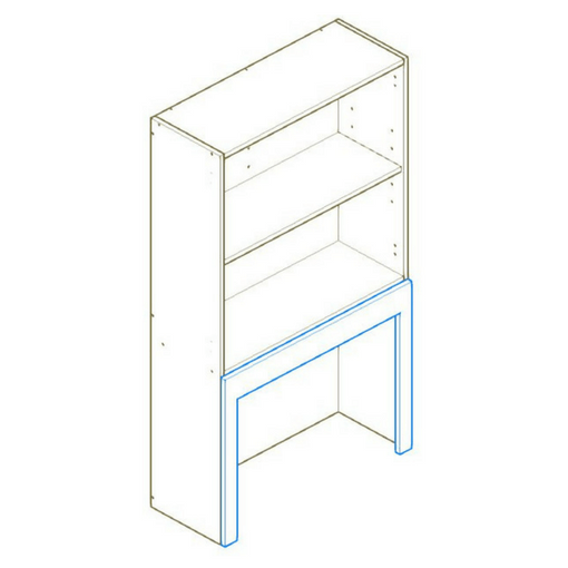 510x510 Two Door Pantry Unit With Roller Door