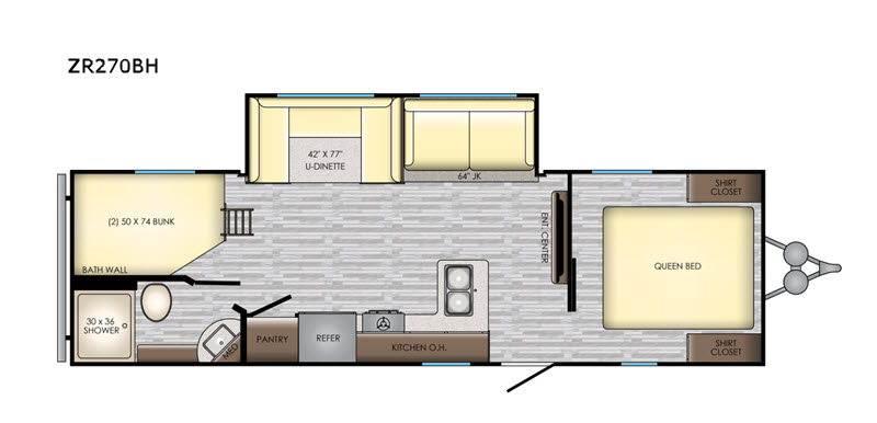800x386 Zinger Lite Travel Trailer