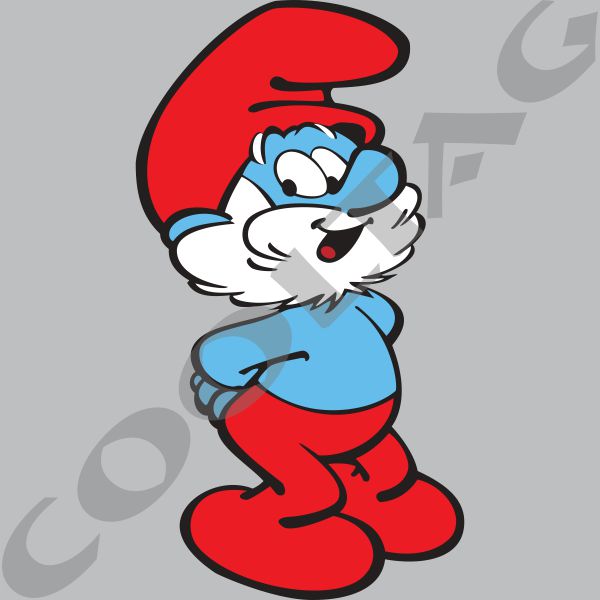 600x600 Papa Smurf