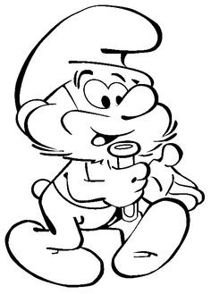 236x329 Beautiful Papa Smurf Coloring Pages