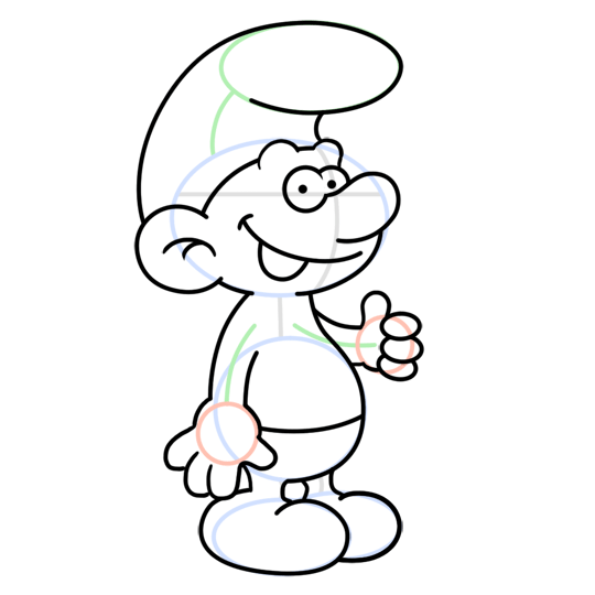 Papa Smurf Drawing | Free download on ClipArtMag