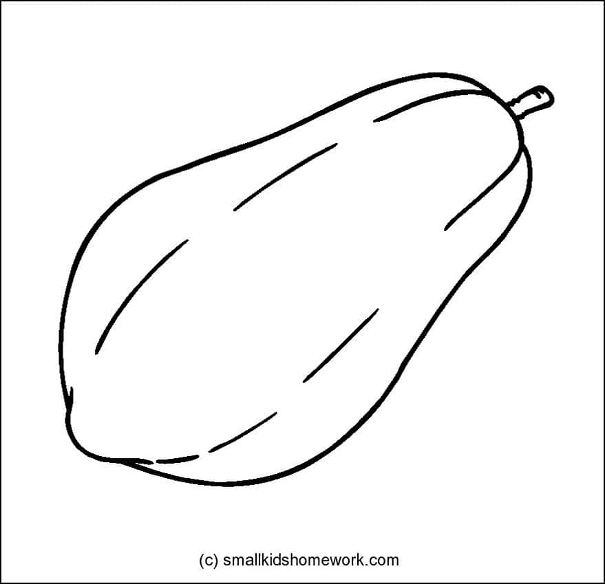 Papaya Drawing
