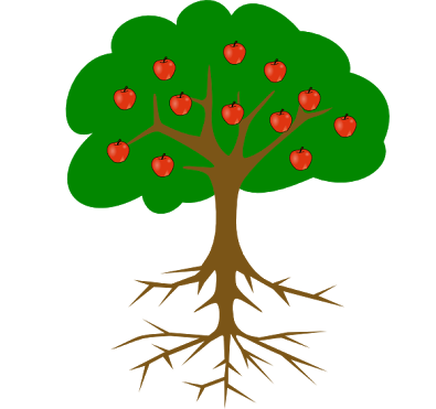 395x371 Huge Collection Of 'fruit Tree Drawing' Download More Than