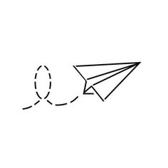 Paper Airplane Drawing Tumblr | Free download on ClipArtMag