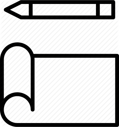 480x512 Draw, Drawing, Map, Paper, Pencil, Plan, Sheet Icon