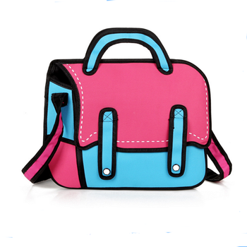 350x350 Fashion Cartoon Paper Bag Drawing From Comic Messenger Bag