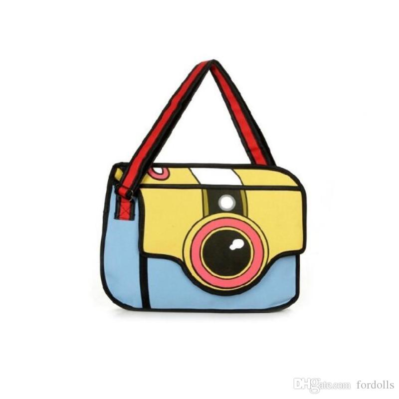 800x800 New Fashion Drawing Cartoon Paper Bag Comic Paper Backpack