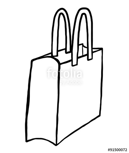 420x500 Empty Paper Bag Stock Image And Royalty Free Vector