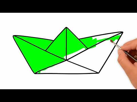 480x360 How To Draw A Color Paper Boat