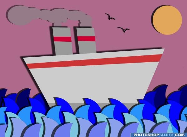 600x440 Paper Boat Picture