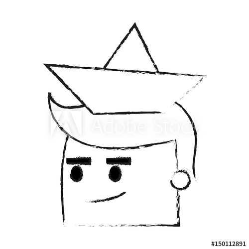 500x500 Blurred Silhouette Image Side View Face Cartoon Guy With Paper