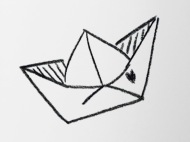 190x142 Paper Boat Mug Spreadshirt