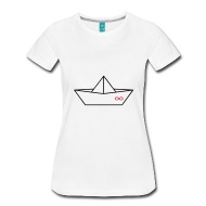 190x190 Boat Paper Ship Infinity Love Gift Women's Premium T Shirt