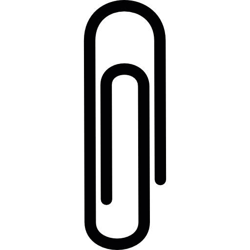 512x512 Paper Clip Drawing Icon