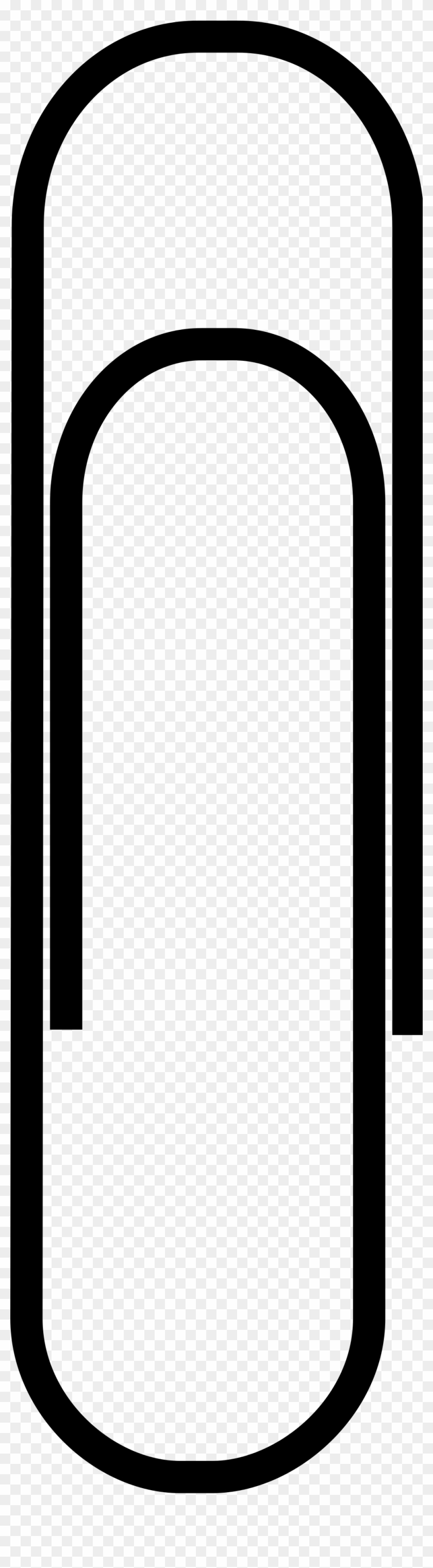 840x3042 Drawing Of A Paperclip Png Download