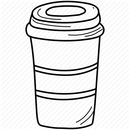 512x512 Coffee, Cup, Disposable, Hot, Paper Icon