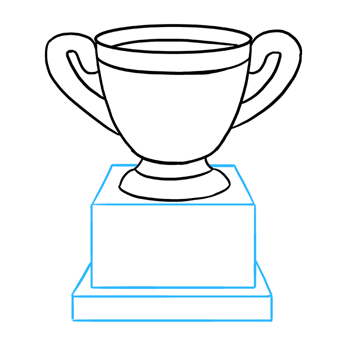 680x678 How To Draw A Dad's Trophy