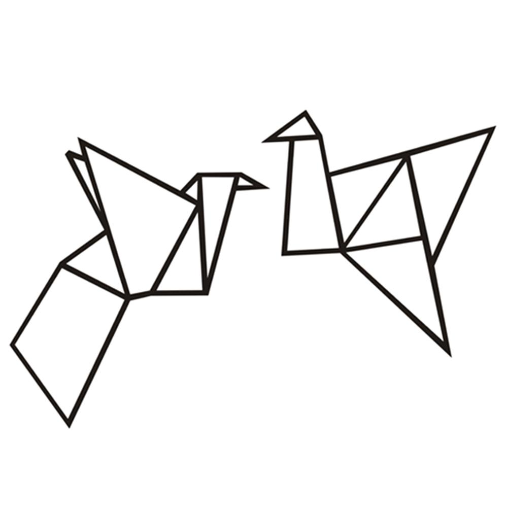 Paper Crane Drawing