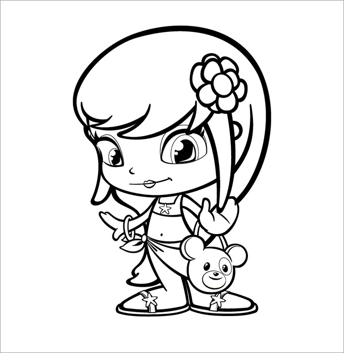 680x697 Paper Dolls Free Premium Templates