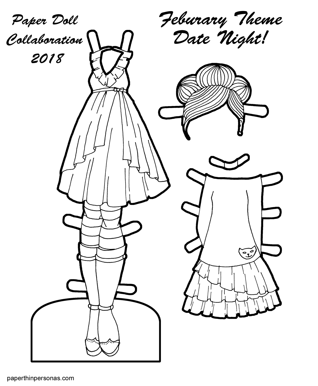 1330x1612 Printable Paper Dolls From Paper Thin Personas