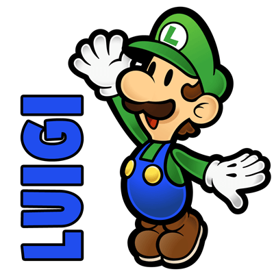 400x400 How To Draw Paper Luigi From Paper Mario Step