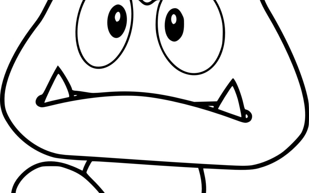 1024x640 Impressive Goomba Coloring