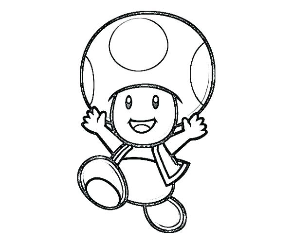 600x500 mario toad coloring pages paper toad coloring pages super bros