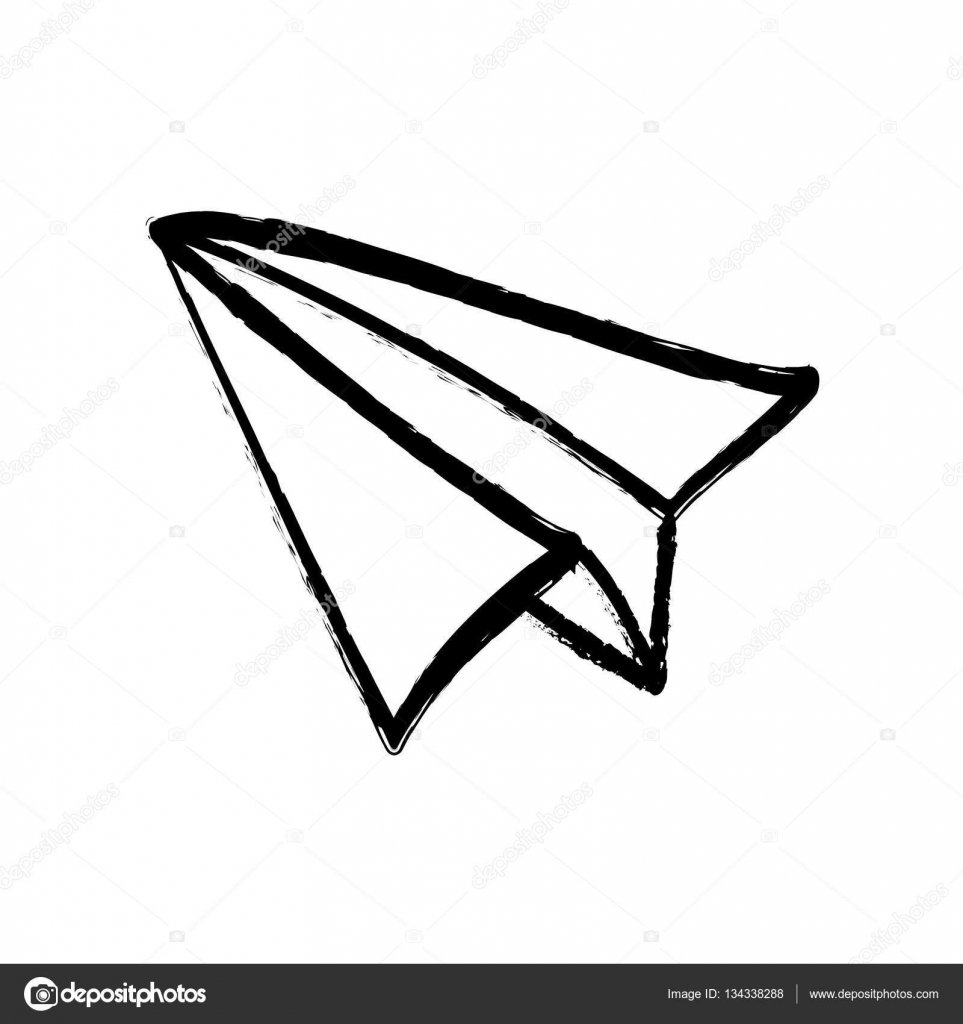 963x1024 Origami Drawing Paper Plane For Free Download