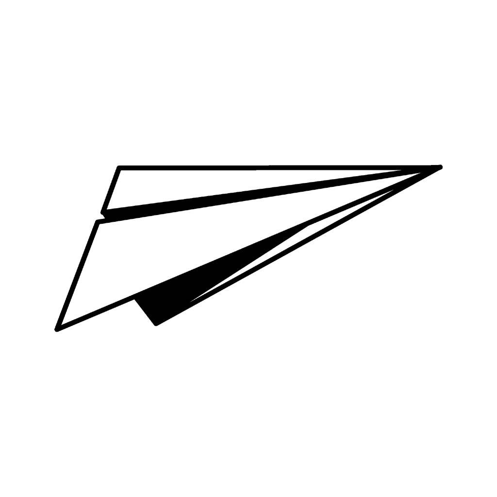 1024x1024 Paper Airplanes Drawing At Getdrawings Com Free For Personal Use