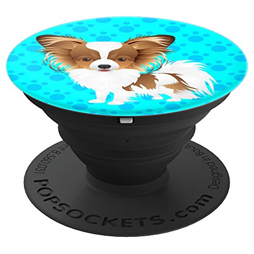 500x500 Cute Papillon Popsocket Graphic Drawing Dog Art