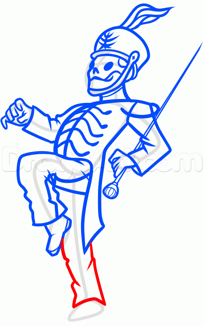668x1064 Step How To Draw The Black Parade Skeleton