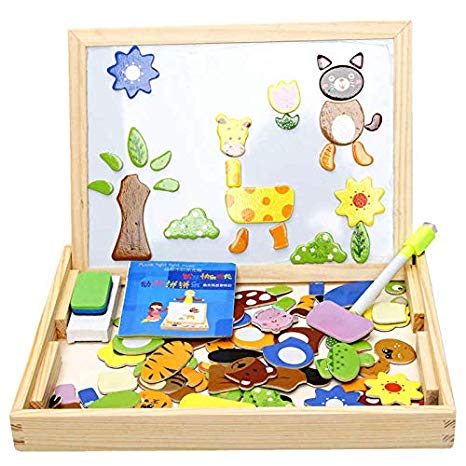 466x466 Montessori Education Wooden Puzzle Animal Paradise